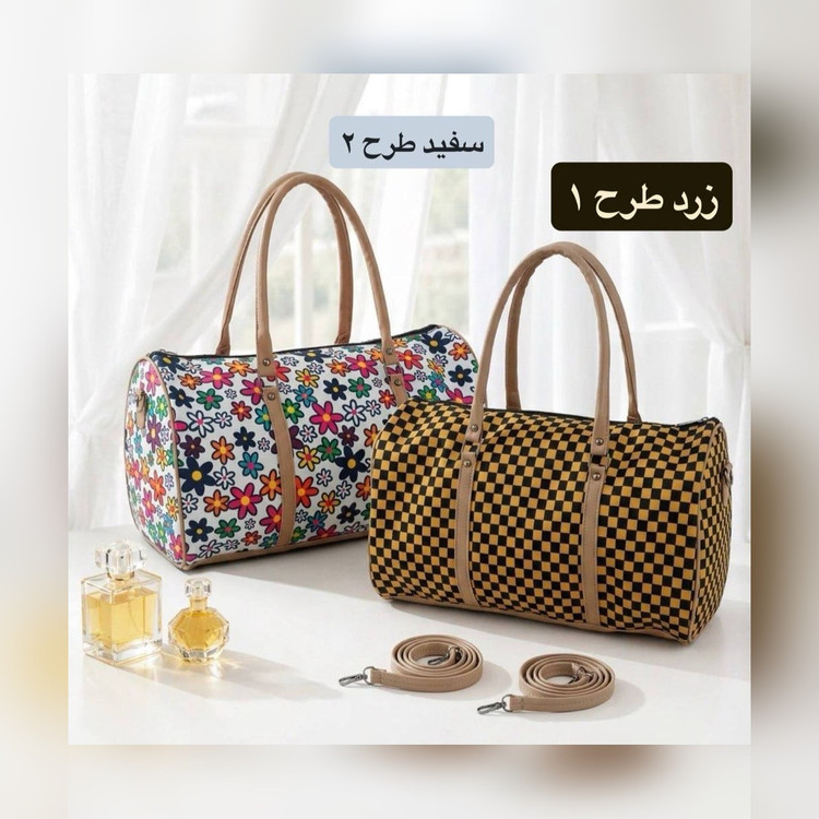 ساک ورزشی و مسافرتی چرم مصنوعی کد ۶۳۴۴