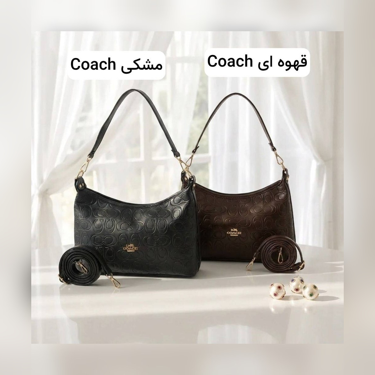 کیف دستی زنانه چرم مصنوعی کد ۵۷۴۳ - نمای 3