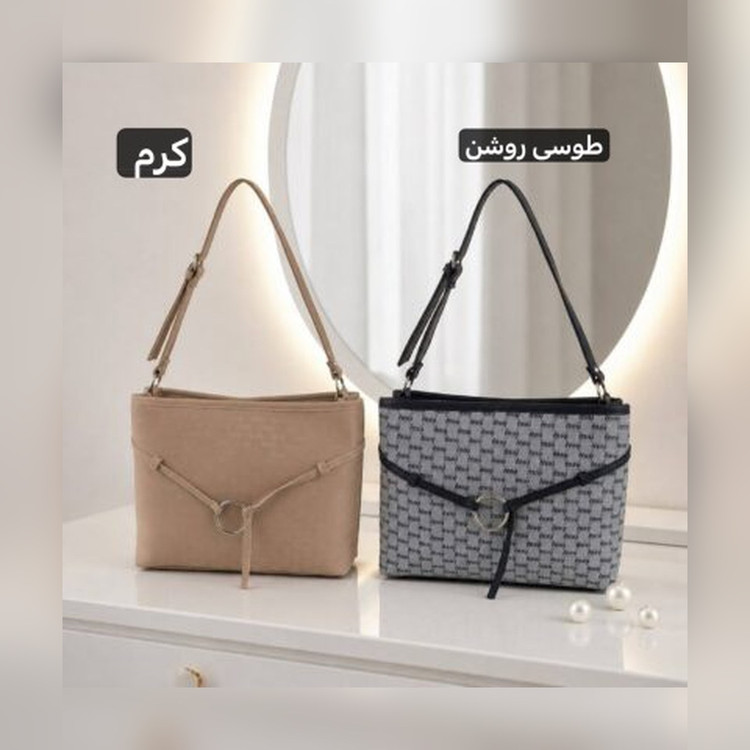 کیف دستی زنانه چرم مصنوعی کد ۵۷۳۳