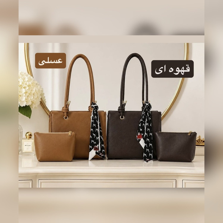 کیف دستی زنانه چرم مصنوعی کد ۵۷۲۷ - نمای 4
