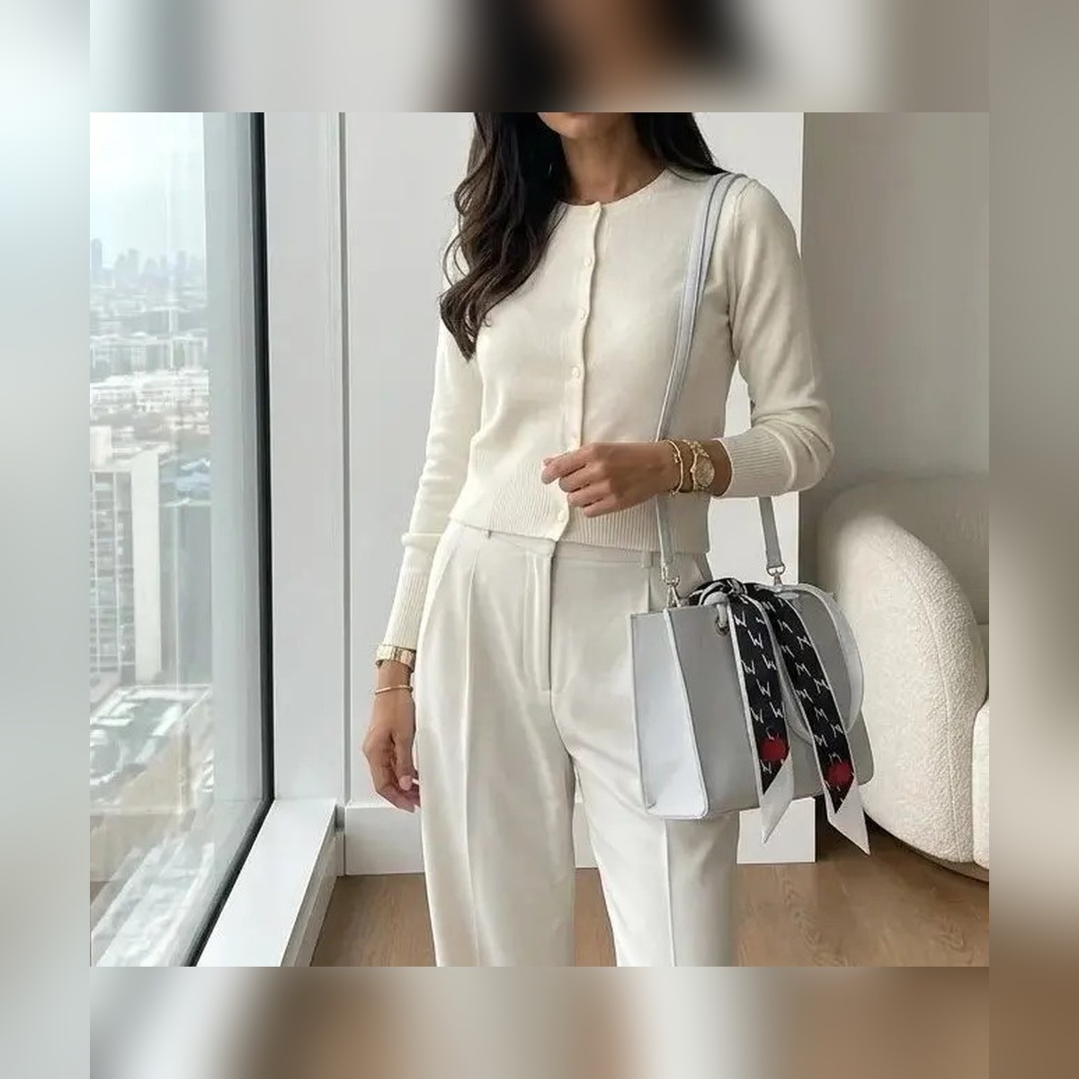 کیف دستی زنانه چرم مصنوعی کد ۵۷۲۷