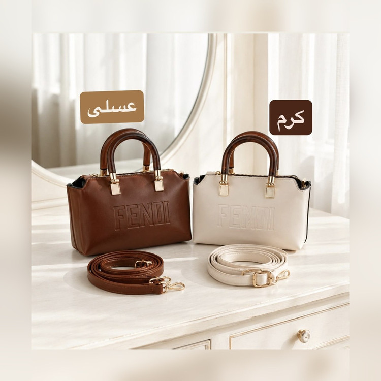 کیف دوشی پاسپورتی چرم مصنوعی کد ۴۷۴۰ - نمای 3
