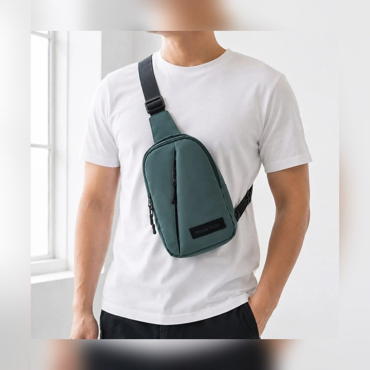 کیف دوشی مردانه پارچهای کد ۷۲۰۱
