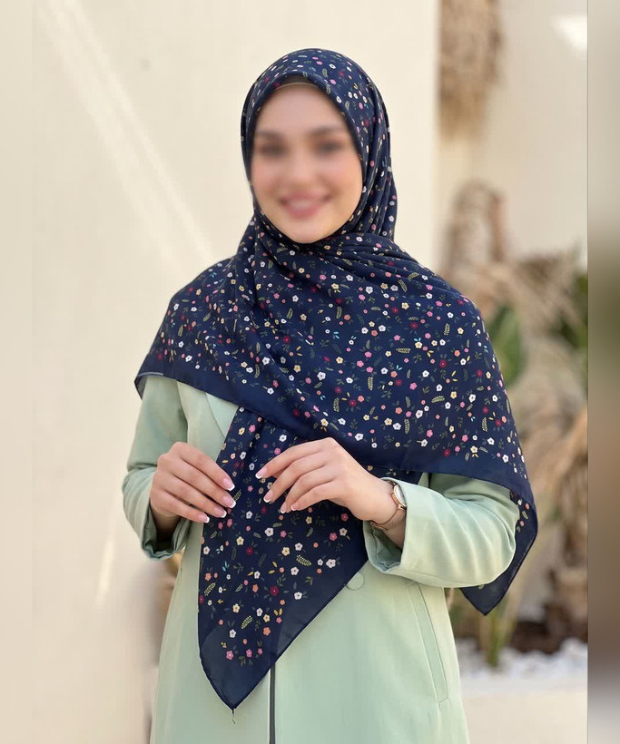 روسری نخی گلریز قواره ۱۴۰