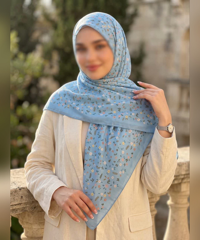 روسری نخی گلریز قواره ۱۴۰