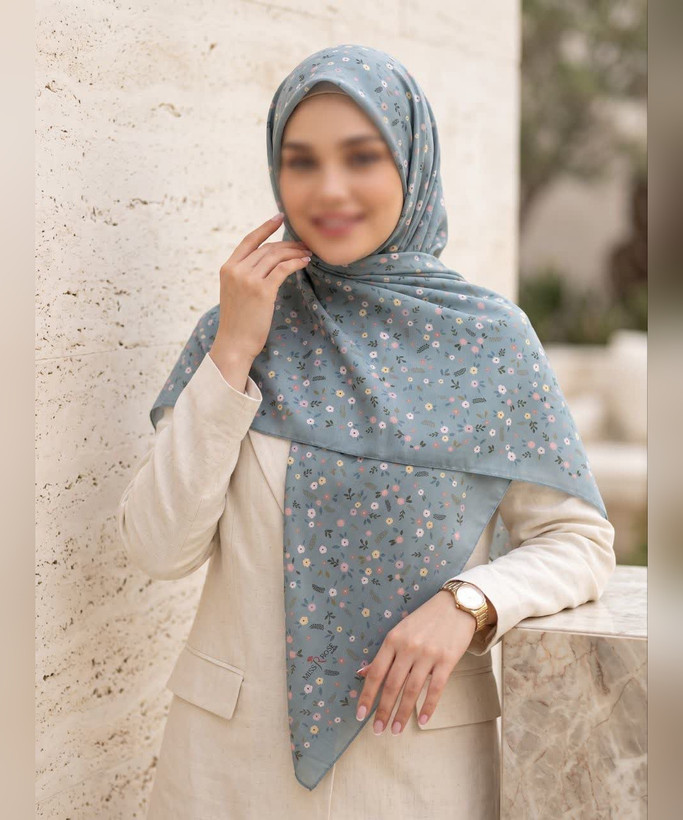 روسری نخی گلریز قواره ۱۴۰