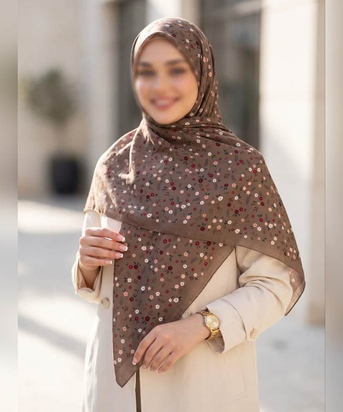 روسری نخی گلریز قواره ۱۴۰