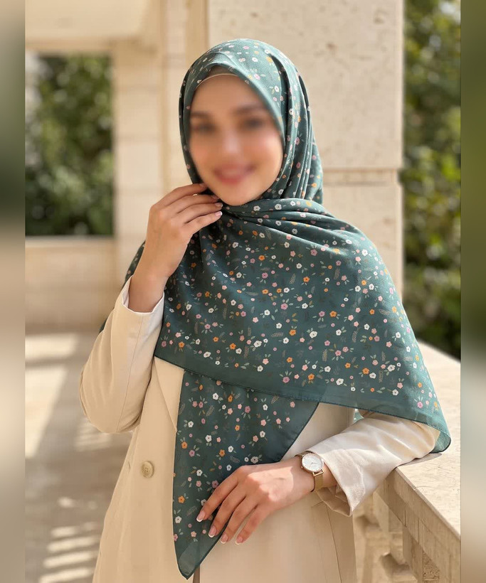 روسری نخی گلریز قواره ۱۴۰