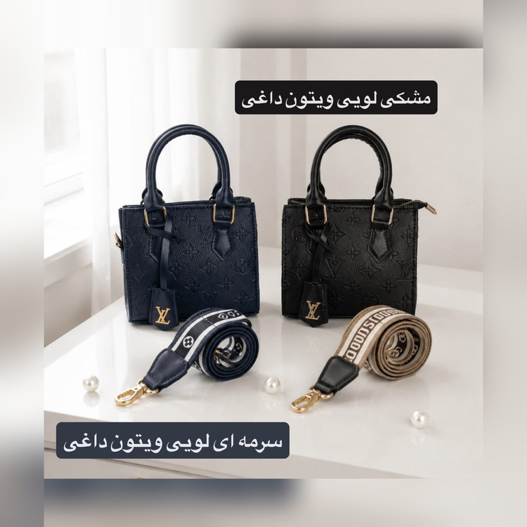 کیف دوشی پاسپورتی چرم مصنوعی کد ۴۷۴۲ - نمای 4