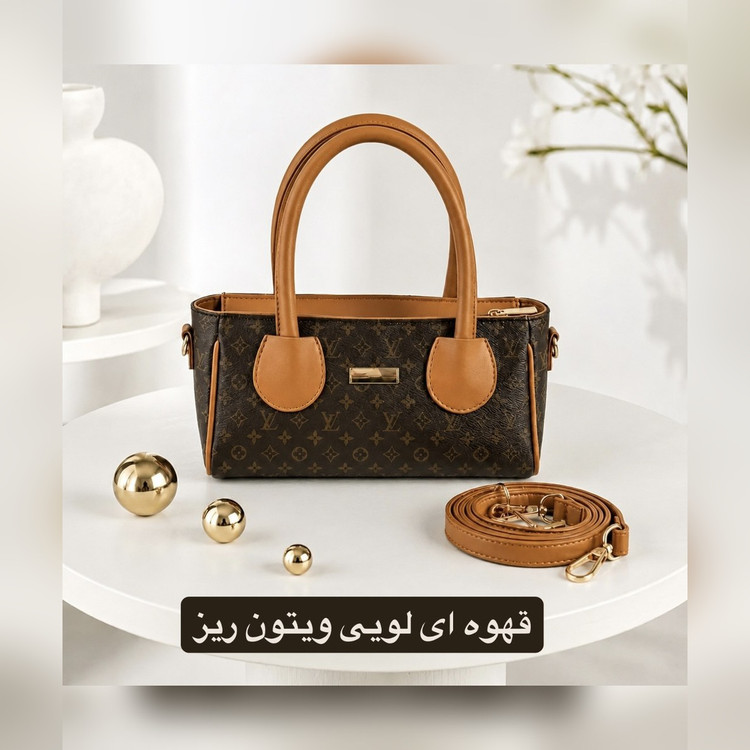 کیف دوشی پاسپورتی چرم مصنوعی کد ۴۷۴۱ - نمای 2