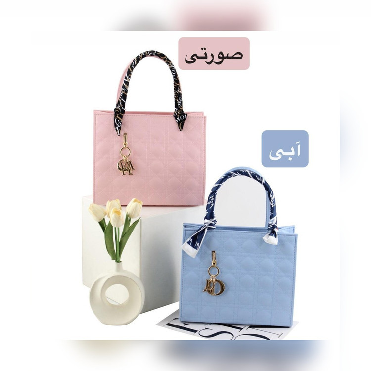 کیف دستی زنانه چرم مصنوعی کد ۵۶۶۳ - نمای 3