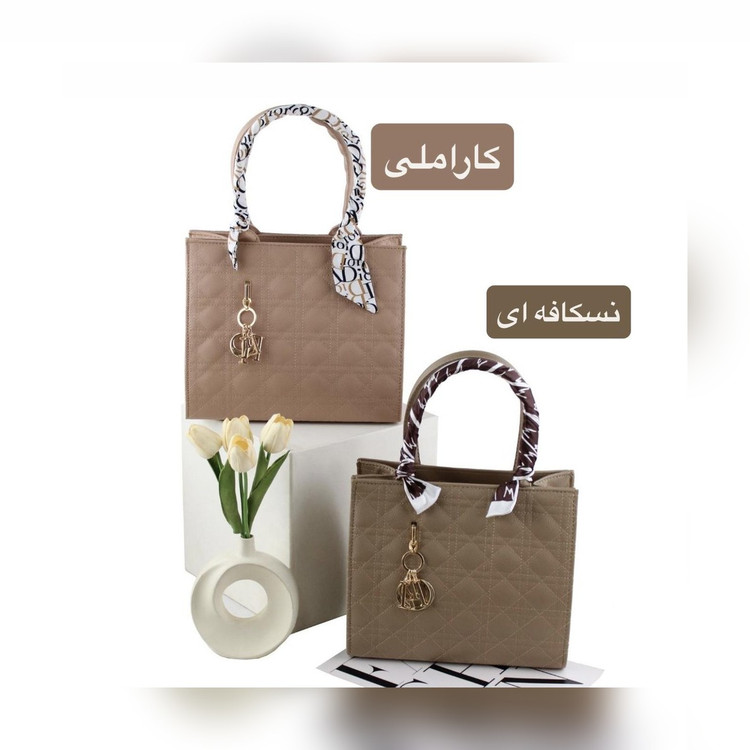کیف دستی زنانه چرم مصنوعی کد ۵۶۶۳ - نمای 4