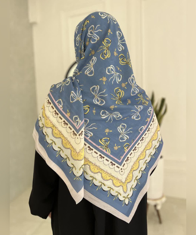 روسری سوپرنخ طرح دالبر قواره ۱۴۰
