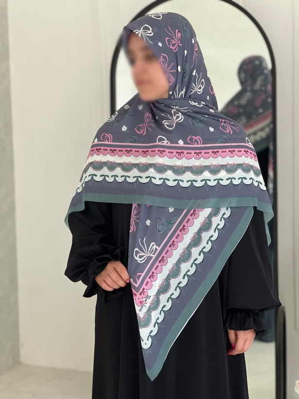 روسری سوپرنخ طرح دالبر قواره ۱۴۰