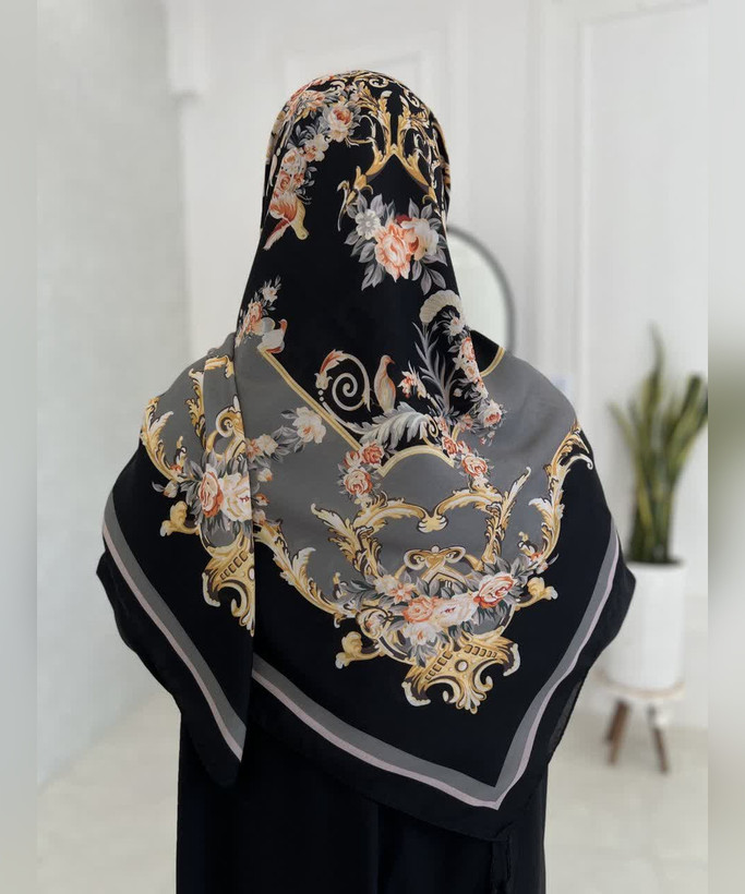 روسری کرپنخ طرح سلطنتی قواره ۱۴۰