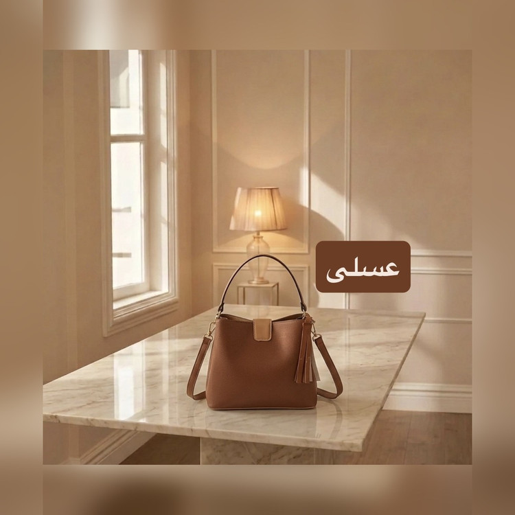 کیف دستی زنانه چرم مصنوعی کد ۵۷۱۹ - نمای 4
