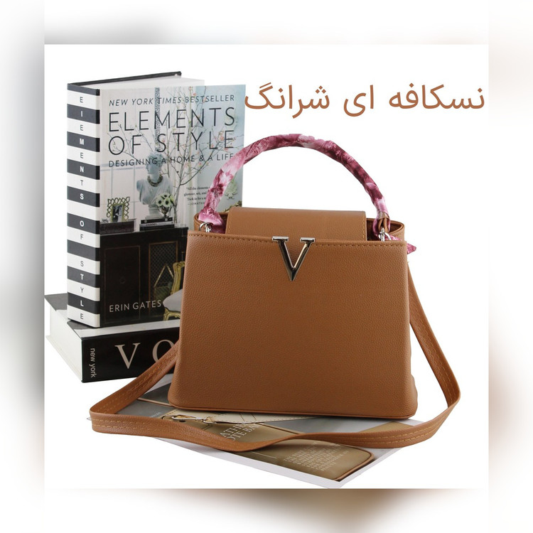کیف دستی زنانه چرم مصنوعی کد ۵۷۱۷ - نمای 4