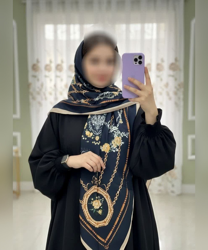 روسری سوپرنخ گلوبته قواره ۱۴۰