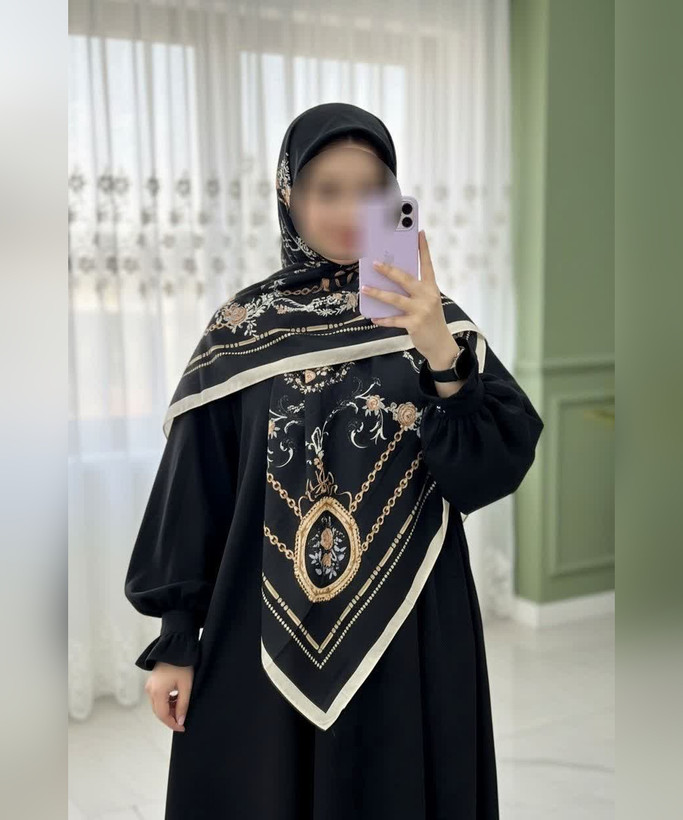 روسری سوپرنخ گلوبته قواره ۱۴۰