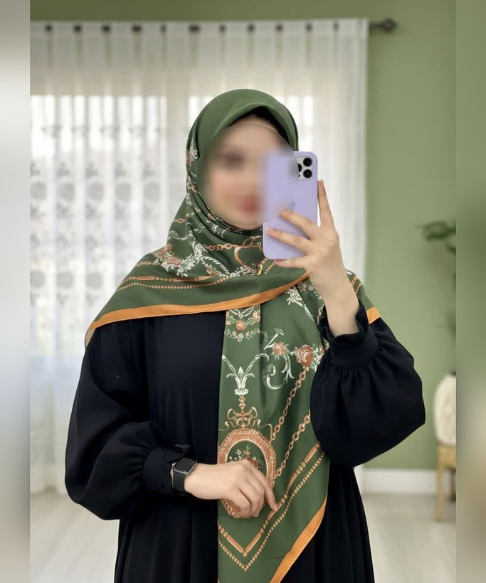 روسری سوپرنخ گلوبته قواره ۱۴۰
