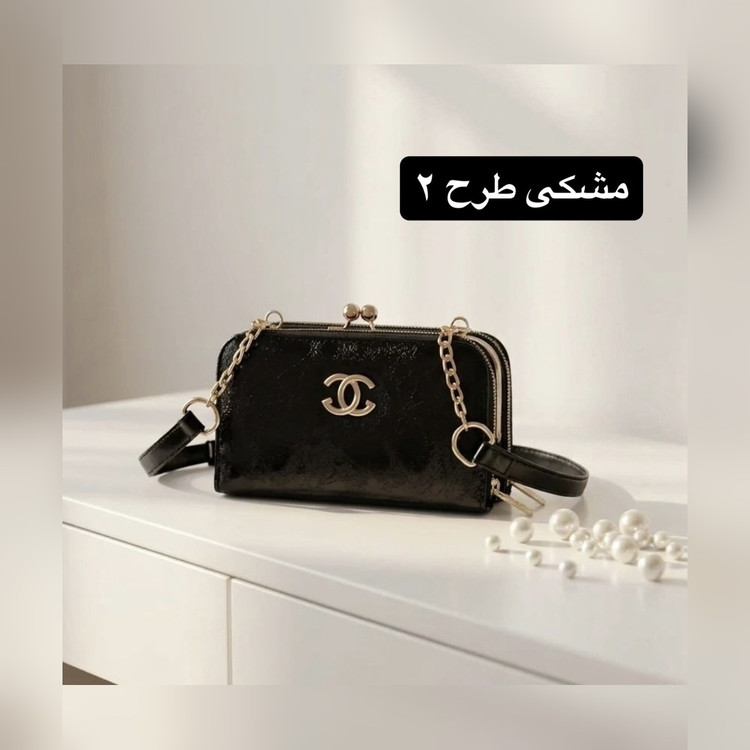 کیف دوشی پاسپورتی چرم مصنوعی کد ۴۷۳۷ - نمای 3