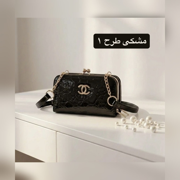 کیف دوشی پاسپورتی چرم مصنوعی کد ۴۷۳۷ - نمای 2