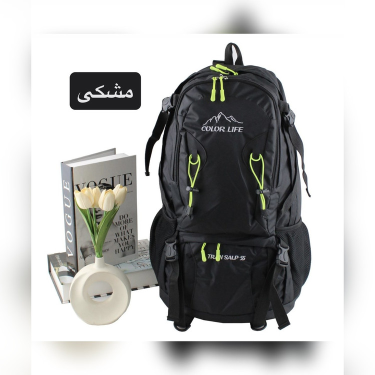کوله پشتی مسافرتی پارچهای کد ۹۳۲۷ - نمای 2