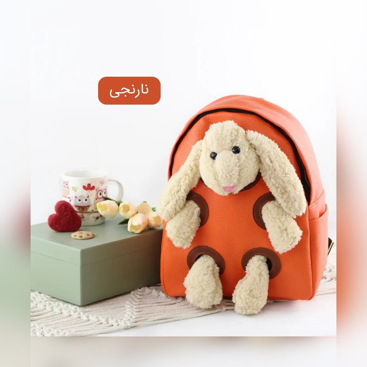 کوله پشتی دانشجویی و لپتاپی چرم مصنوعی کد ۹۳۰۷ - نمای 3