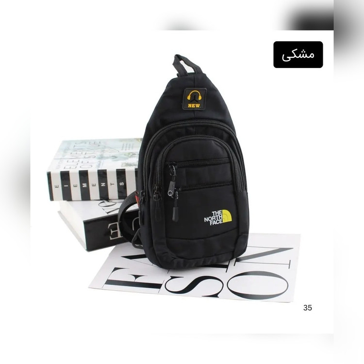 کیف دوشی مردانه پارچهای کد ۷۱۵۹ - نمای 3