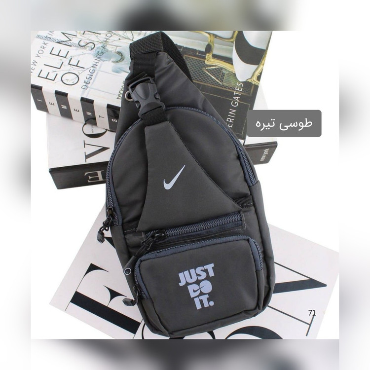 کیف دوشی مردانه پارچهای کد ۷۱۵۷ - نمای 2