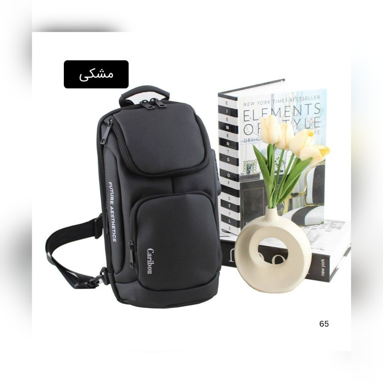 کیف دوشی مردانه پارچهای کد ۷۱۴۹ - نمای 4