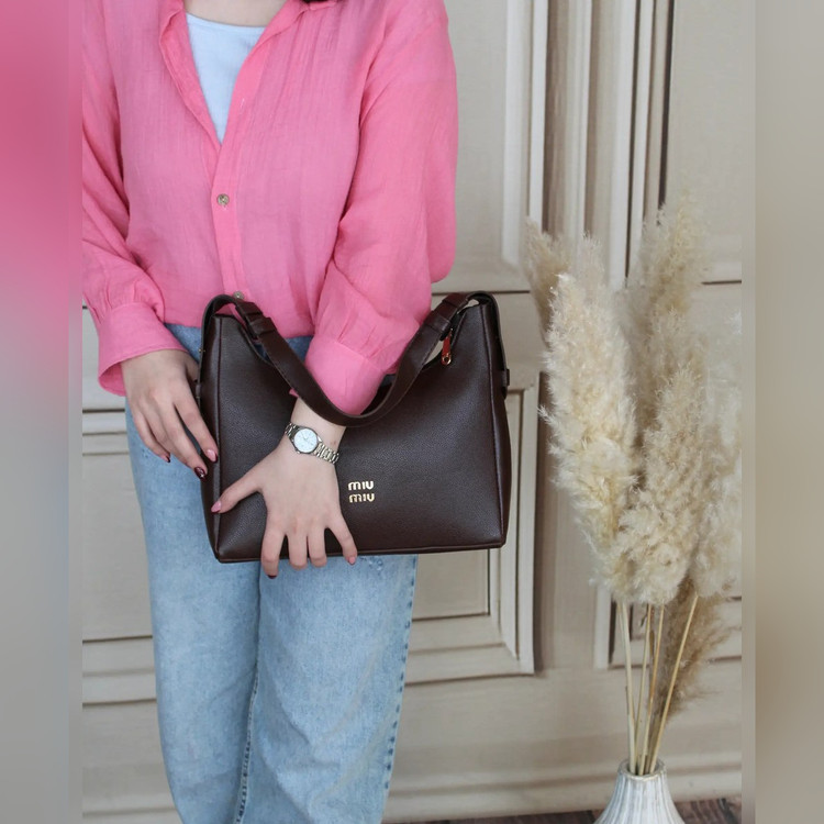 کیف دستی زنانه چرم مصنوعی کد ۵۷۱۳ - نمای 4
