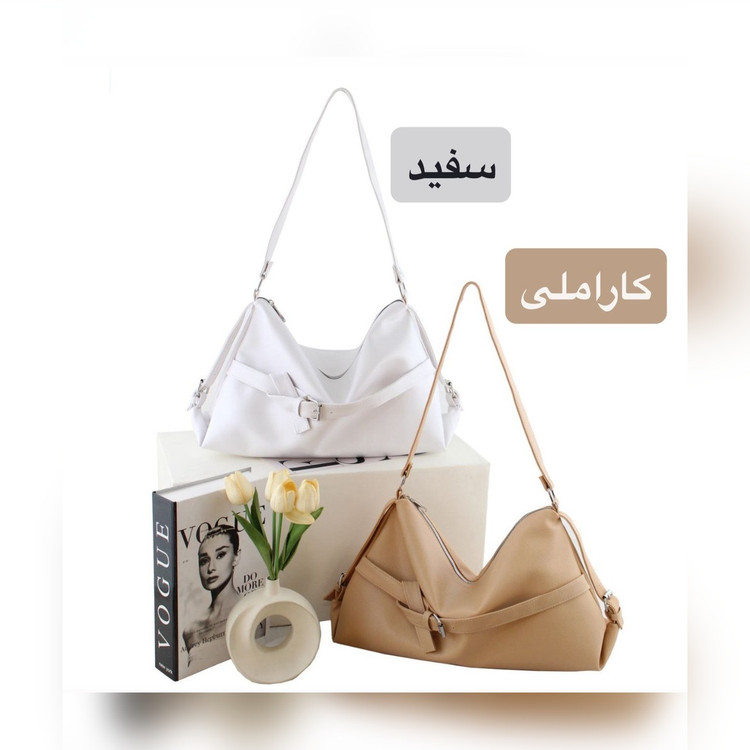 کیف دستی زنانه چرم مصنوعی کد ۵۷۱۲ - نمای 4