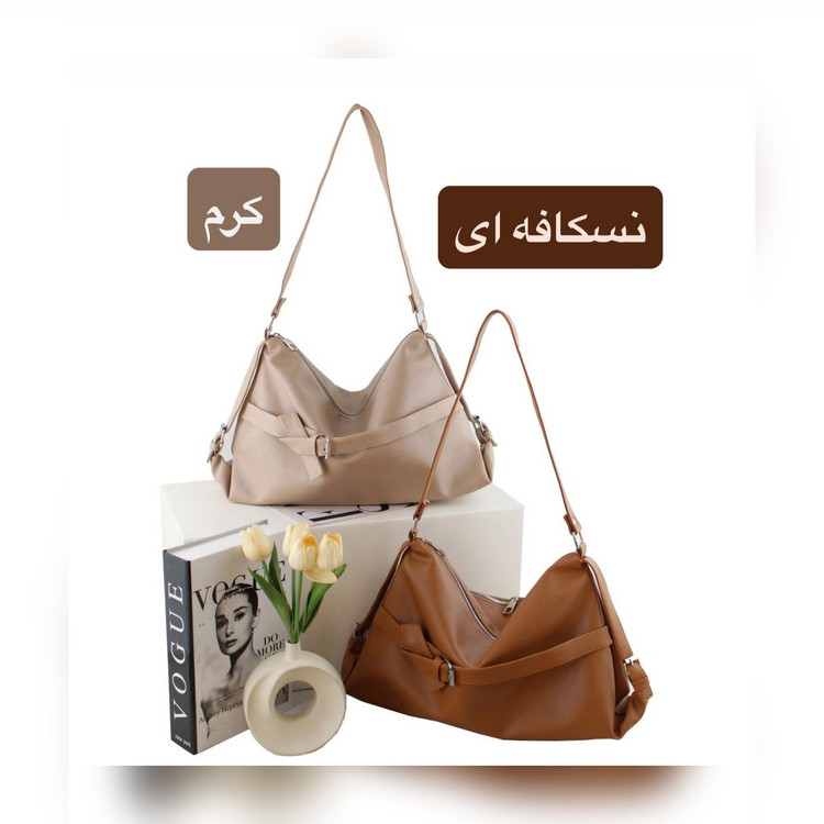 کیف دستی زنانه چرم مصنوعی کد ۵۷۱۲ - نمای 3