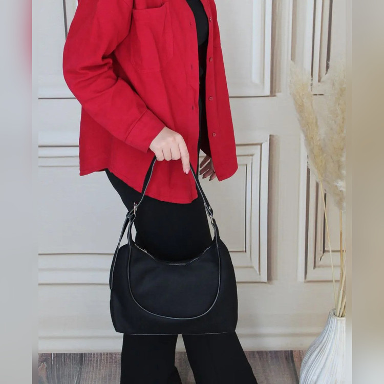 کیف دستی زنانه پارچهای کد ۵۷۱۰ - نمای 3