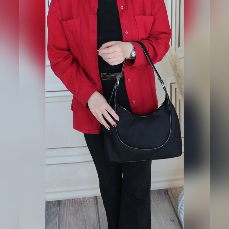 کیف دستی زنانه پارچهای کد ۵۷۱۰ - نمای 4