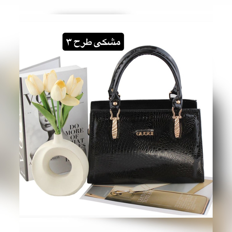 کیف دستی زنانه چرم مصنوعی کد ۵۷۰۷ - نمای 4