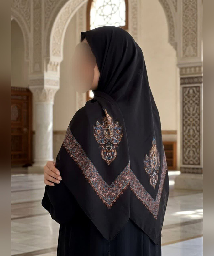 روسری نخی چفیه یمنی قواره ۱۴۰