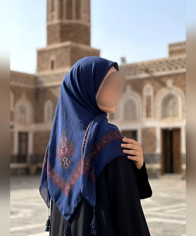 روسری نخی چفیه یمنی قواره ۱۴۰