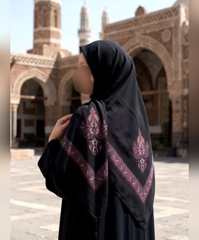 روسری نخی چفیه یمنی قواره ۱۴۰