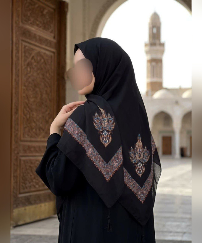 روسری نخی چفیه یمنی قواره ۱۴۰