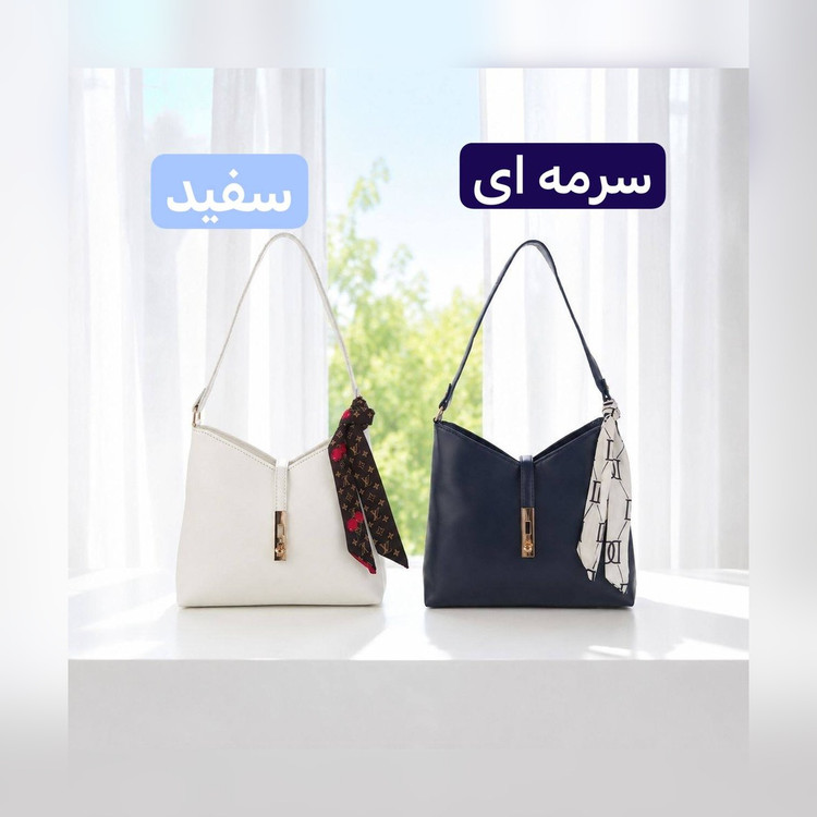 کیف دستی زنانه چرم مصنوعی کد ۵۷۵۲