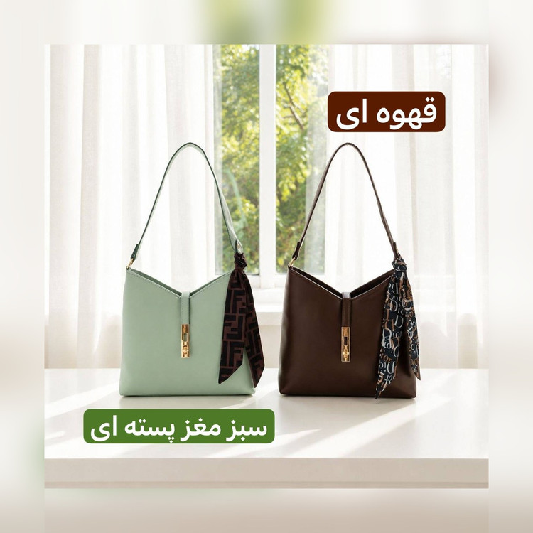 کیف دستی زنانه چرم مصنوعی کد ۵۷۵۲