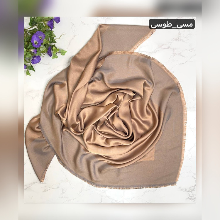 روسری نخ بامبو دورو قواره 140