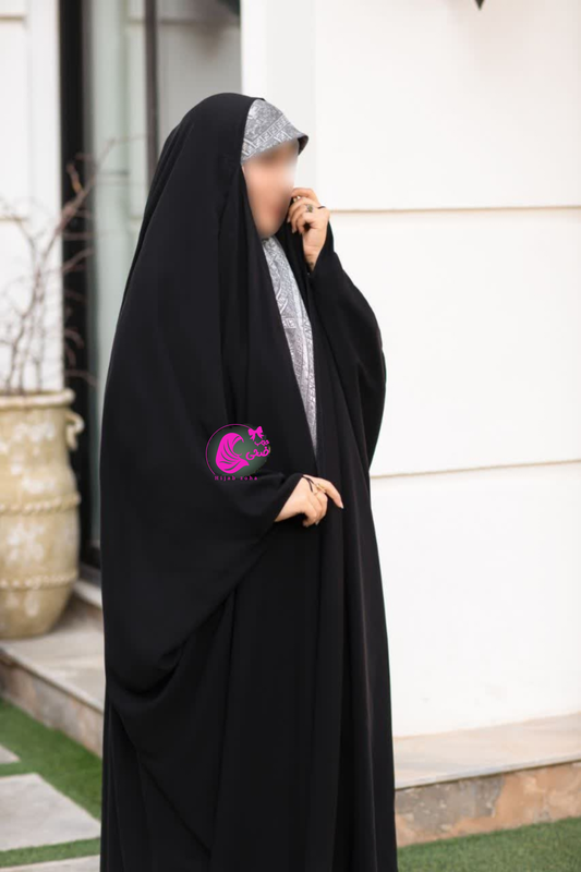 چادرعربی ساده جنس ندا کره - تصویر 2