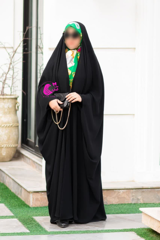 چادرعربی ساده جنس ندا کره - تصویر 4